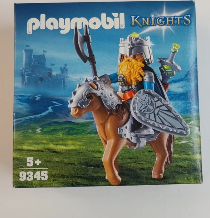 playmobil Knights Zwerg und Pony mit Rüstung