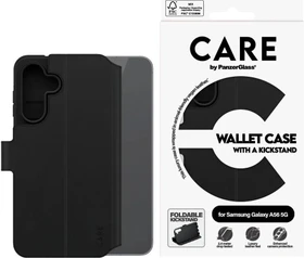 PanzerGlass Care Wallet Case w. Kickstand für Samsung Galaxy A56 5G schwarz