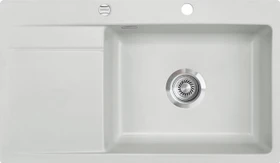 systemceram Stema 86 SL F Einbau Becken rechts mit Ablauffernbedienung alu