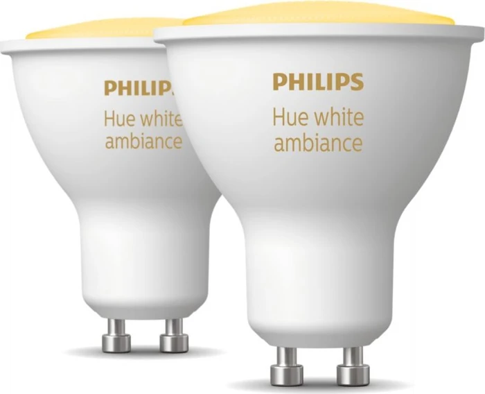 Philips Hue White Ambiance 350 GU10 5W, 2 Stück