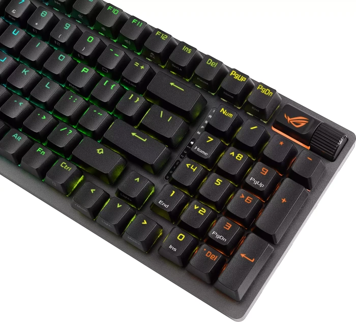 ASUS ROG Strix Scope II 96 Wireless, PBT, hot-swap, ROG NX SNOW, USB/Bluetooth, DE