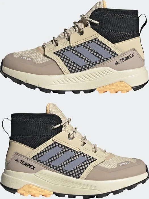 adidas Terrex Trailmaker Mid Rain.RDY sand strata/silver violet/acid orange (Junior)