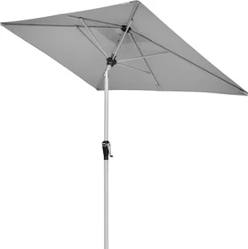 Doppler Active Auto Tilt Sonnenschirm 210x140cm hellgrau