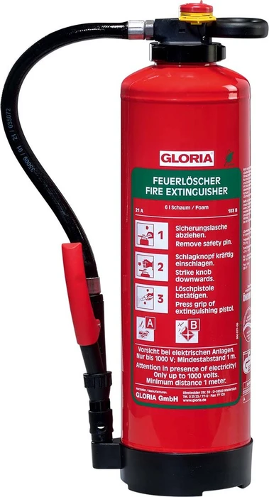 Gloria Pro-Line fluorfreier Schaumfeuerlöscher SKA+ 6 PRO