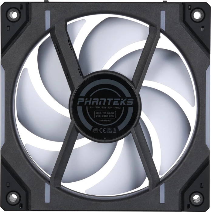 Phanteks D30-120 D-RGB Reverse, schwarz, 120mm