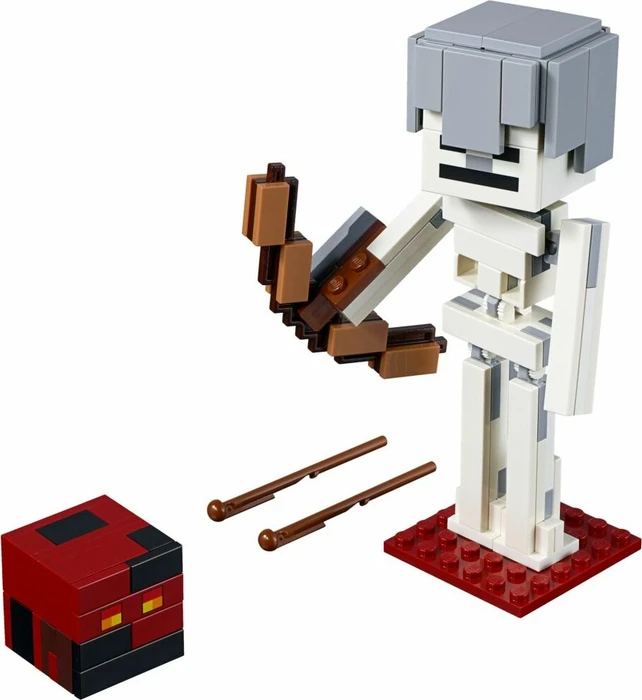 LEGO Minecraft - BigFig Skelett mit Magmawürfel