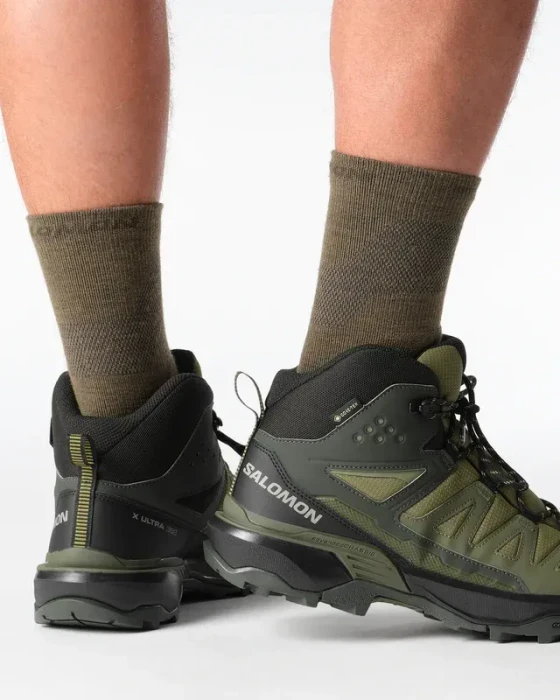 Salomon X Ultra 360 Mid GTX olive night/black/peat (Herren)
