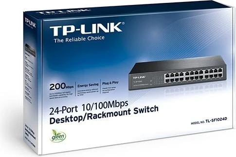 TP-Link TL-SF1000 Desktop Switch, 24x RJ-45