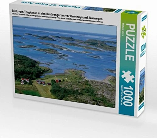 Calvendo Blick vom Torghattan in den Schärengarten vor Brønnøysund, Norwegen