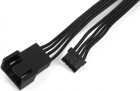 EK Water Blocks 4-Pin VGA auf 4-Pin Adapter, 50cm, schwarz