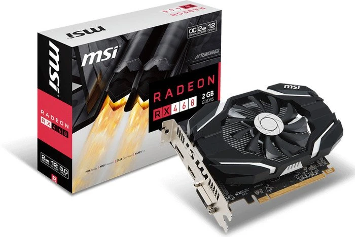 MSI Radeon RX 460 2G OC, 2GB GDDR5, DVI, HDMI, DP