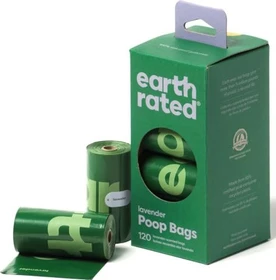 Earth Rated Hundekotbeutel Nachfüllrollen, Lavendelduft, 120 Stück