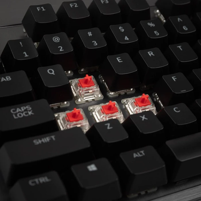 Mountain Everest Core, TKL, LEDs RGB, Gunmetal Gray, MX RGB RED, USB, US