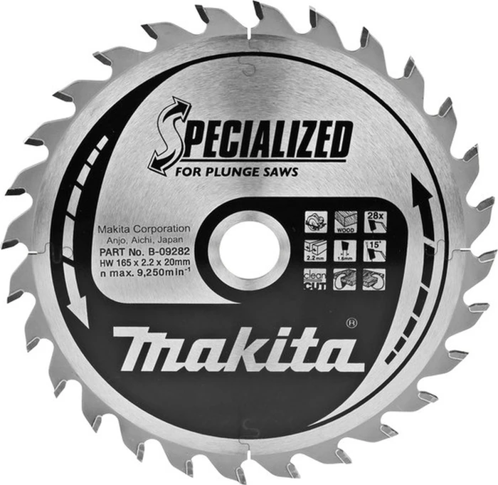 Makita Specialized Kreissägeblatt 28Z, 165x2.2x20mm, 1 Stück