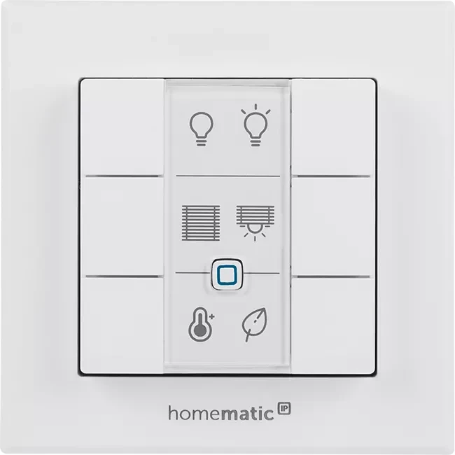eQ-3 Homematic IP Wandtaster 6-fach weiß