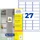 Avery-Zweckform Etiketten, 63.5x29.6mm, weiß, 20 Blatt (540 Etiketten) (L7874-20)