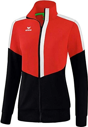 Erima Squad Worker Trainingsjacke rot/schwarz/weiß (Damen)