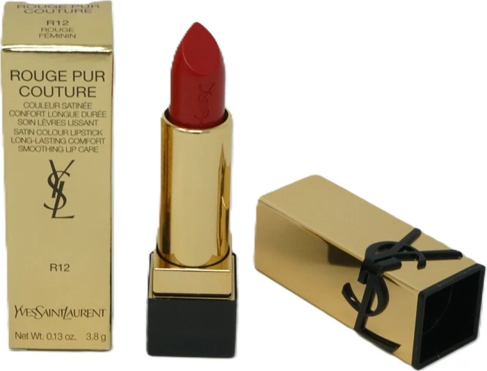 Yves Saint Laurent Rouge Pur Couture Lippenstift nachfüllbar R12 rouge feminin, 3.8g