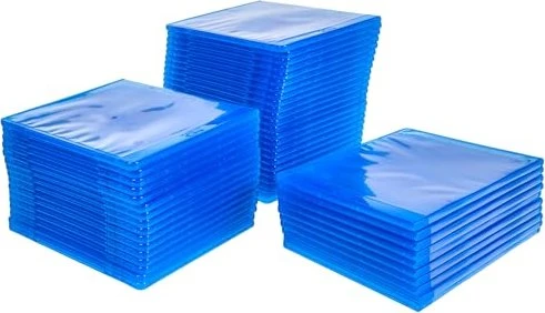 MediaRange BD-Hülle, 2 Discs, blau, 50 Stück