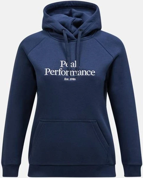 Peak Performance Original Hoodie blue shadow/off white (Damen)