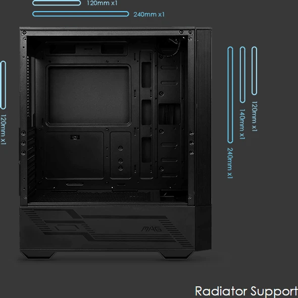 MSI MAG Forge 111R, Glasfenster