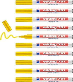 edding 751 Lackmarker gelb, 10er-Pack