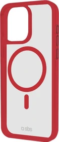SBS Mobile Mag Frame Case für Apple iPhone 16 rot