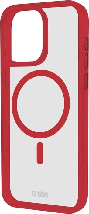 SBS Mobile Mag Frame Case für Apple iPhone 16 rot