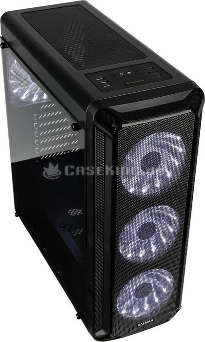 Zalman i3, schwarz, Acrylfenster