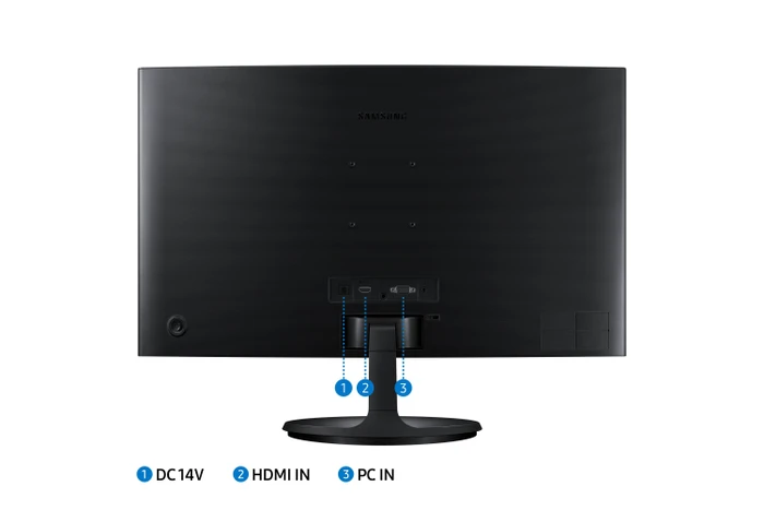 Samsung Essential Monitor S3 S36C (Standfuß rund), Standfuß rund, 24"