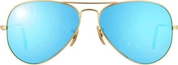 Ray-Ban RB3025 Aviator Flash Lenses 58mm gold/polarized blue flash