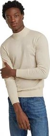 G-Star Premium Core Mock Neck Knitted Strickpullover whitebait (Herren)