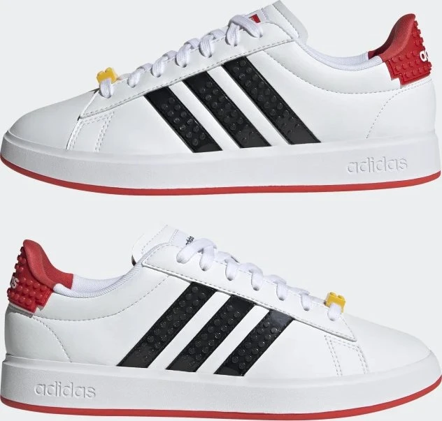 adidas Grand Court X Lego 2.0 cloud white/core black/red