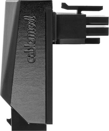 CableMod 12VHPWR Winkeladapter 90 Grad, Variante A, Sense-Pins an der Unterseite, schwarz