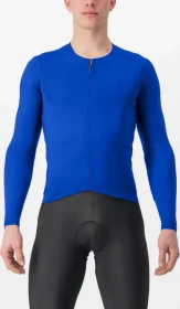 Castelli Fly Trikot langarm light blue (Herren)