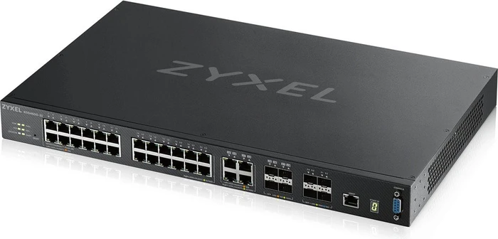 Zyxel XGS4600 Rackmount Gigabit Managed Switch, 24x RJ-45, 4x SFP+, 4x RJ-45/SFP