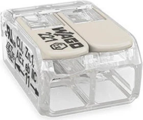 Wago COMPACT-Verbindungsklemme bis 4mm² 105°C 2-Leiter, 10 Stück