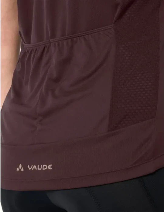 Vaude Matera FZ Trikot kurzarm dark oak (Damen)