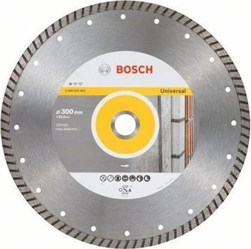 Bosch Professional Standard for Universal Turbo Diamanttrennscheibe, 300x3x25.4mm, 1 Stück