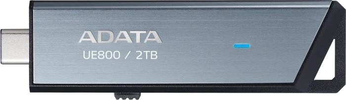ADATA UE800 2TB silber, USB-C, USB 3.2 Gen 2×1