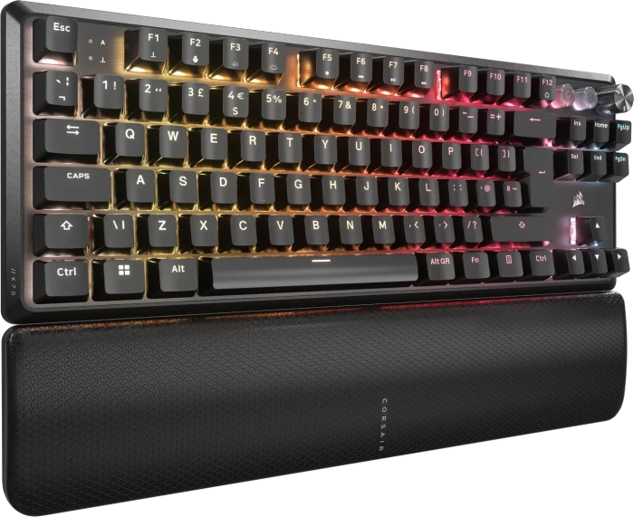 Corsair Gaming K70 PRO TKL Magnetic-Mechanical, schwarz, Corsair MGX Hyperdrive, USB, UK