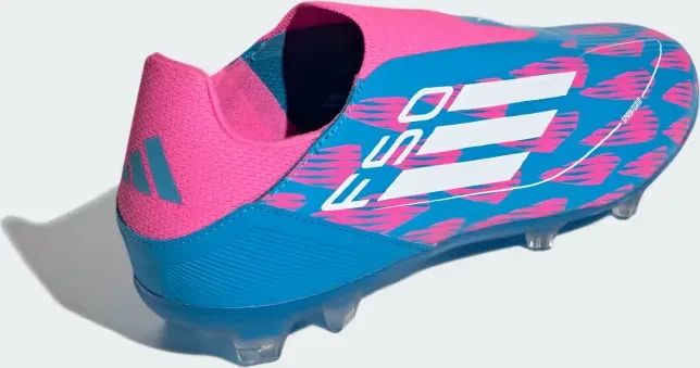 adidas F50 League Laceless FG/MG solar blue/cloud white/solar pink