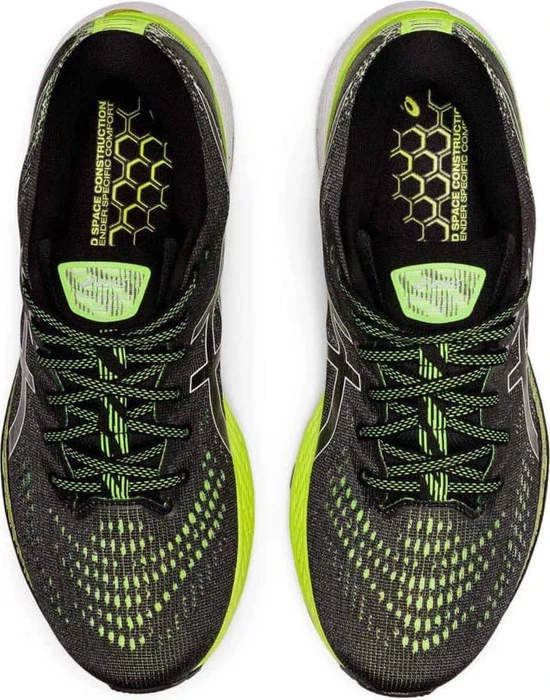 Asics Gel-Kayano 28 black/hazard green (Herren)