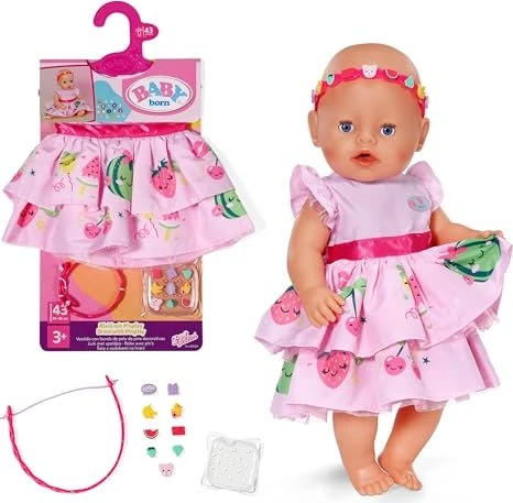 Zapf creation BABY born Mode - Pinplay Kleid 43cm