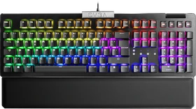EVGA Z15, LEDs RGB, schwarz, Kailh SPEED Silver, USB, DE