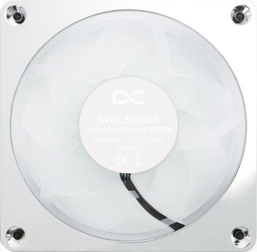 Alphacool Apex Stealth Metal Aurora, chrom, 120mm