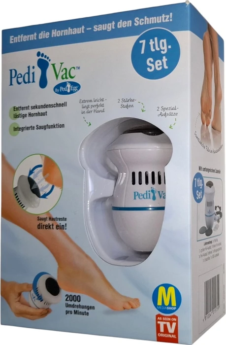 Mediashop PediVac Elektrischer Hornhautentferner