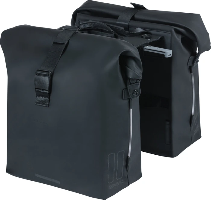 Basil SoHo Nordlicht MIK Doppeltasche Gepäcktasche night black