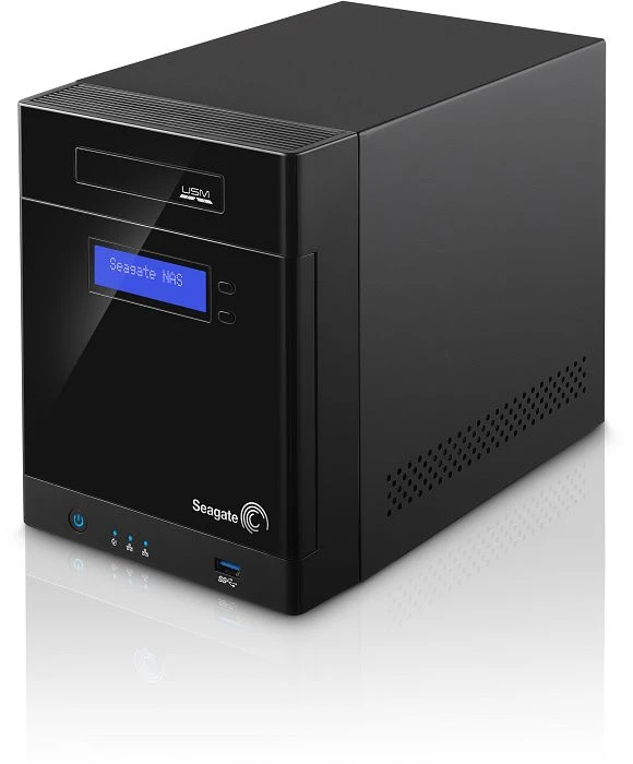 Seagate Business Storage 4-Bay 4TB, 2x RJ-45 1000Base-T, 2x USB-A 3.0