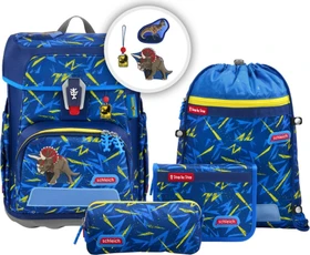 Step by Step Cloud Schleich Triceratops Schultaschen-Set, 5-tlg.